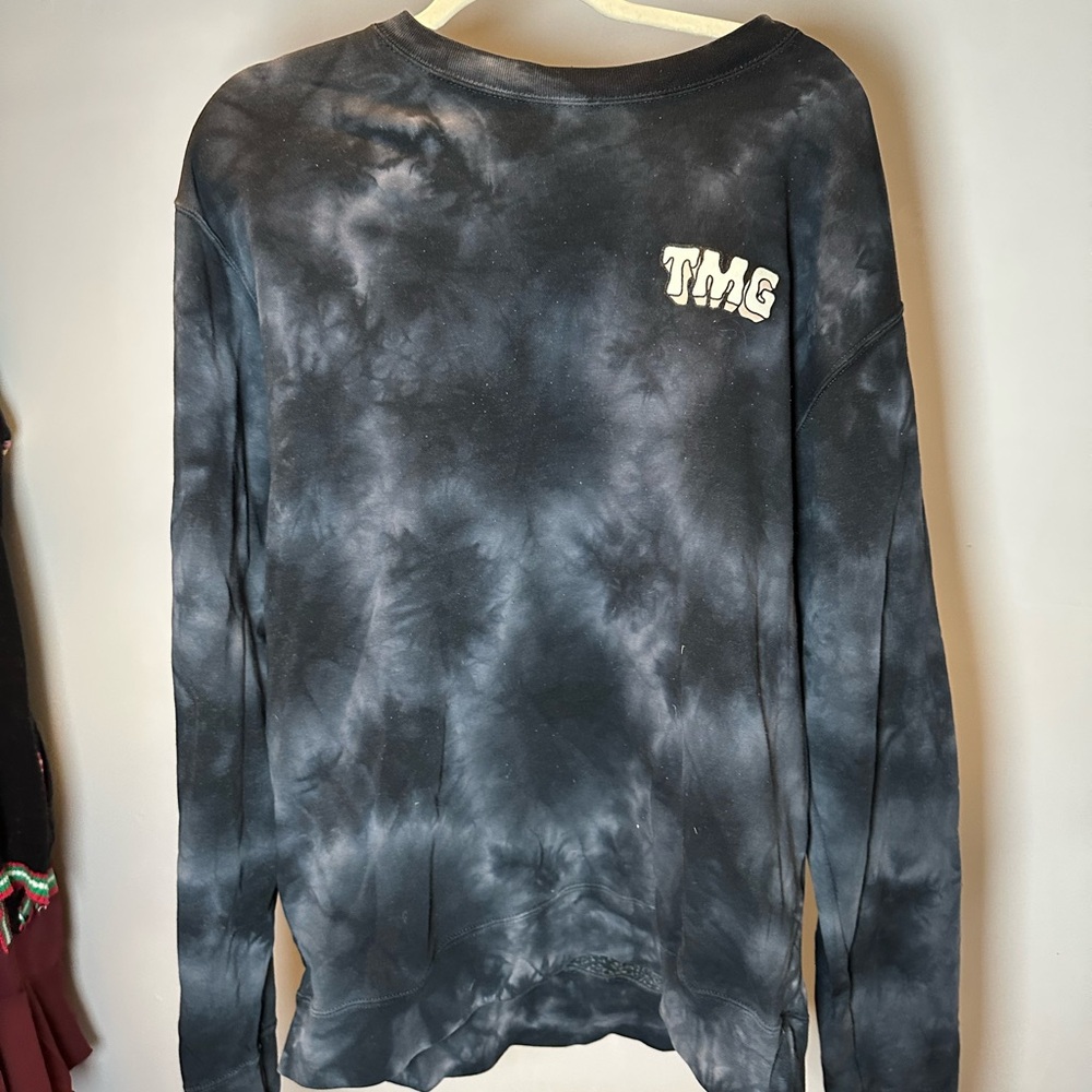 Black Tie-Dye TMG Sweatshirt